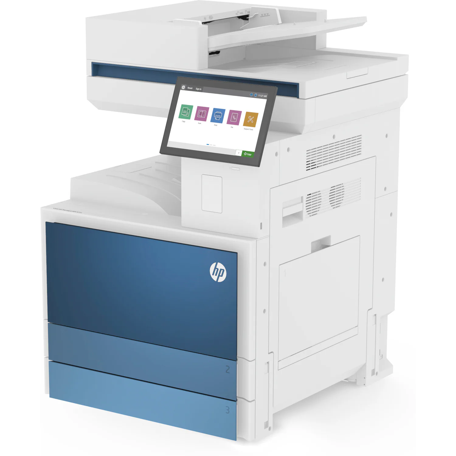 Máy Photocopy đen trắng đa chức năng HP LaserJet Managed MFP E731DN - 5QJ98A + 8EP59AAE (40 trang/phút)